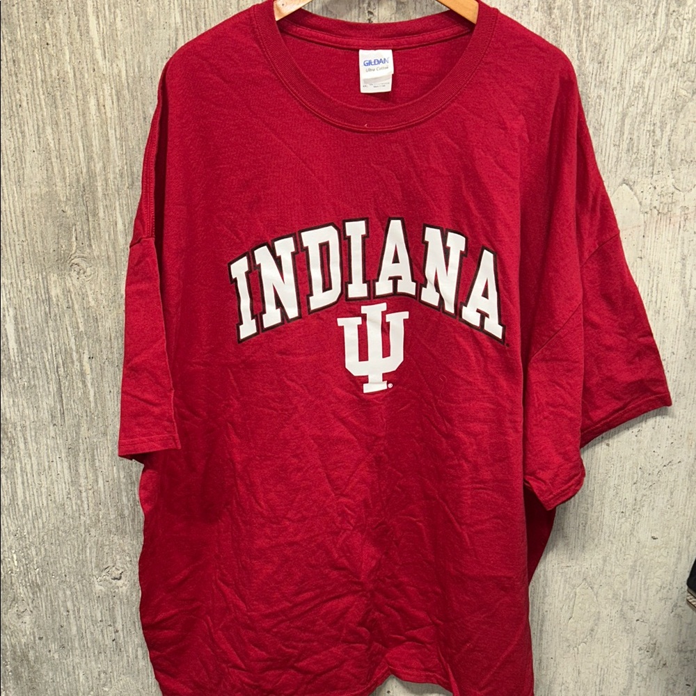 Gildan Indiana University Hoosiers Red Graphic Tee Shirt 4XL